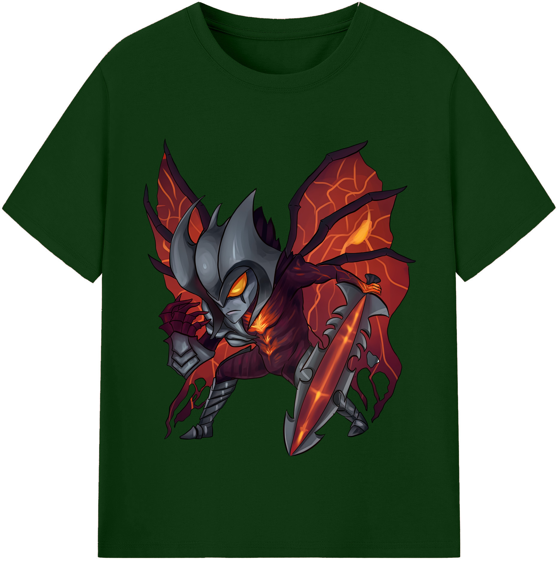 リーグ・オブ・レジェンド League of Legends LOL 綿100％半袖Tシャツ（フロントプリント）
